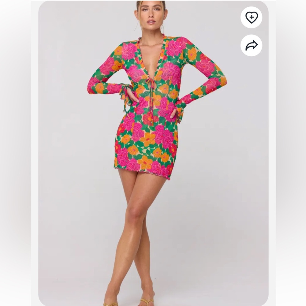 Sloane Mini dress in Cuba Print